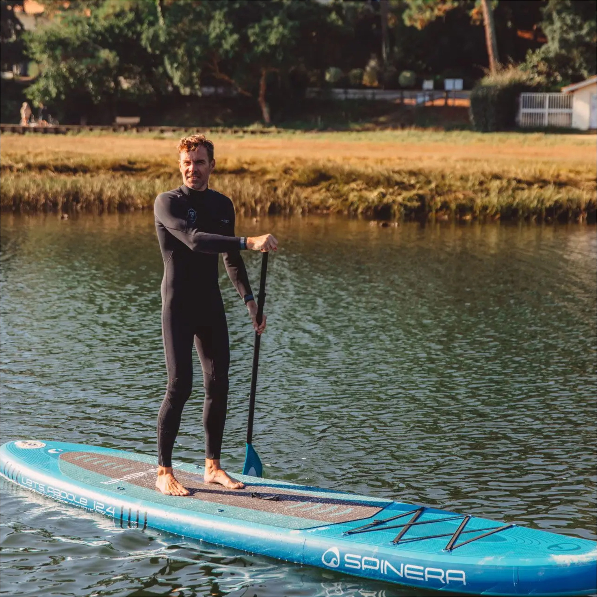 2026 Spinera Let's Paddle 12'4 ISUP-pakke Med Padle, Leash, Pumpe Og Taske SP-SUP-LP25-124